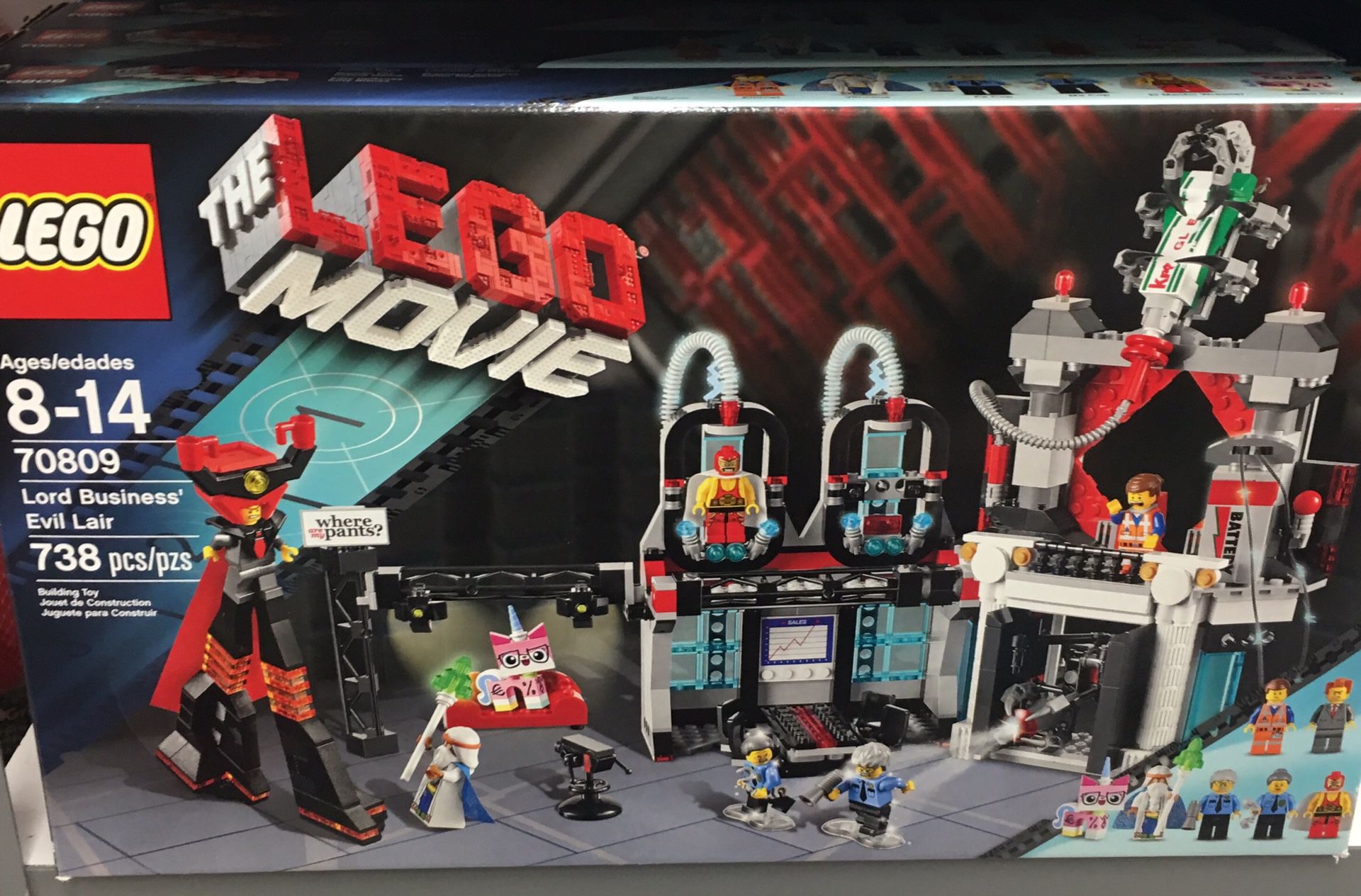 Lego 70809 Lord Business Evil Lair, new