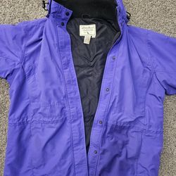 Vintage Eddie Bauer WeatherEdge Insulated Jacket – Women’s XL – Purple