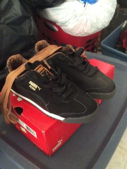 Black Suede Puma Sneakers