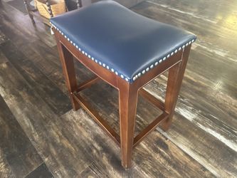 Leather bar stools