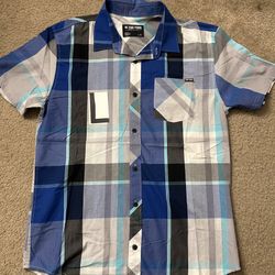 Zoo York Plaid Short Sleeve Button Up Shirt