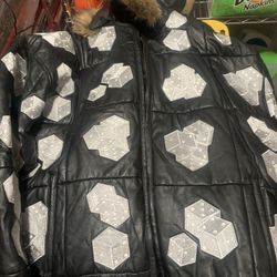 Leather Jacket 4xl Great Condition 