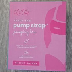 La Vie Adjustabl.Pump Strap Hands Free Pumping Bra Black - One Size (cup A - DD)
