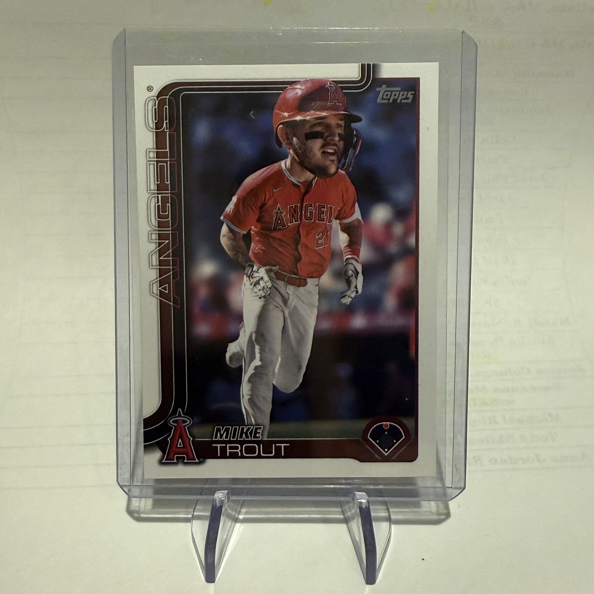 2025 Topps Mike Trout SSP “Big head”