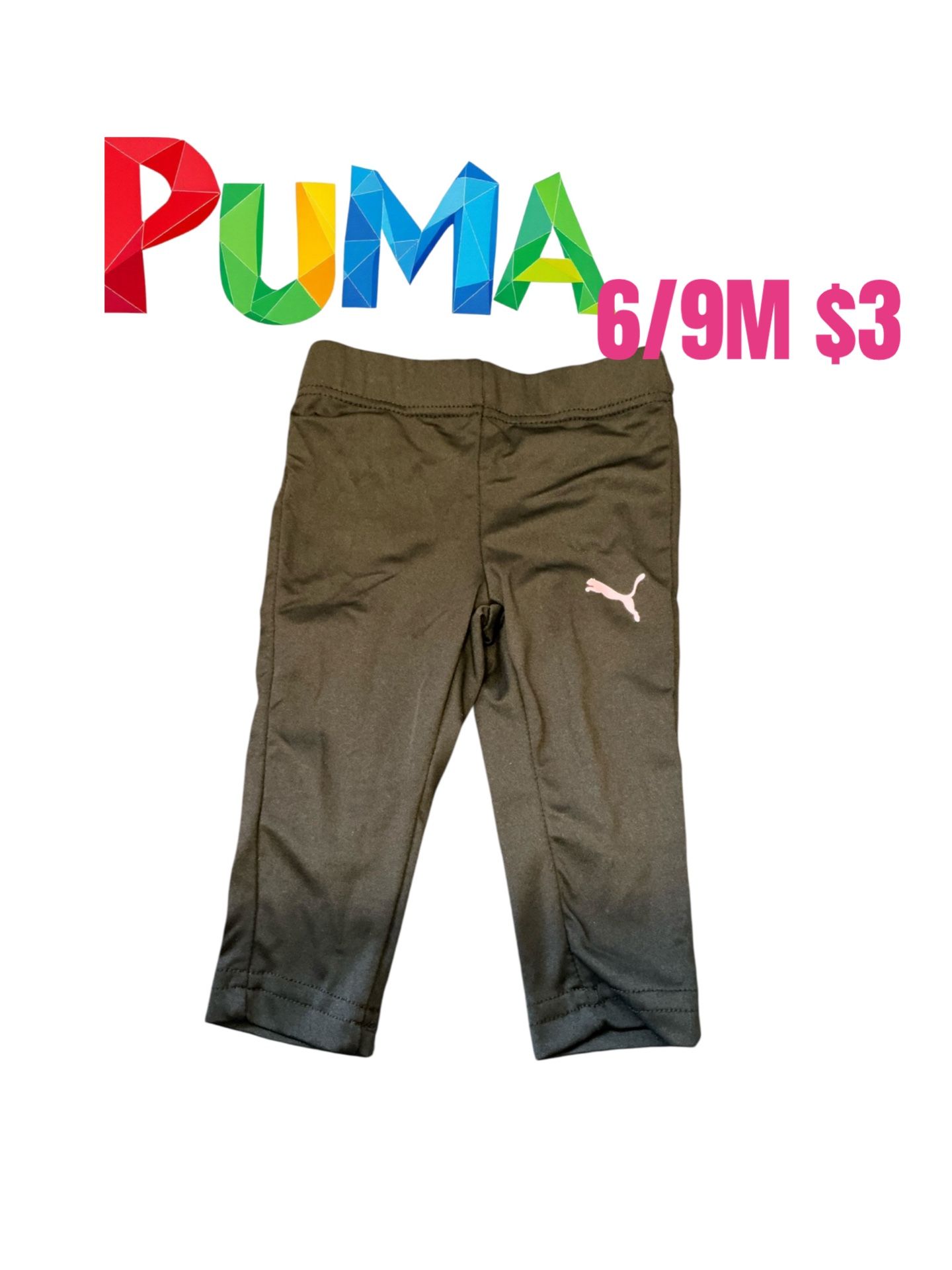 PUMA LEGGINGS GREAT CONDITION BABY GIRLS 6/9 MONTHS 💖