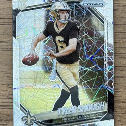 2025 Panini Prizm TYLER SHOUGH Silver Lazer Prizm RC #327 New Orleans Saints