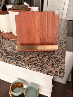 Recipe book holder