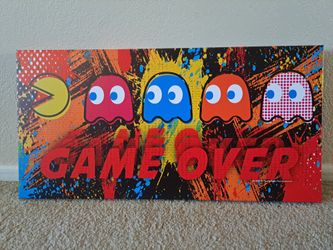 Pac-man wall art