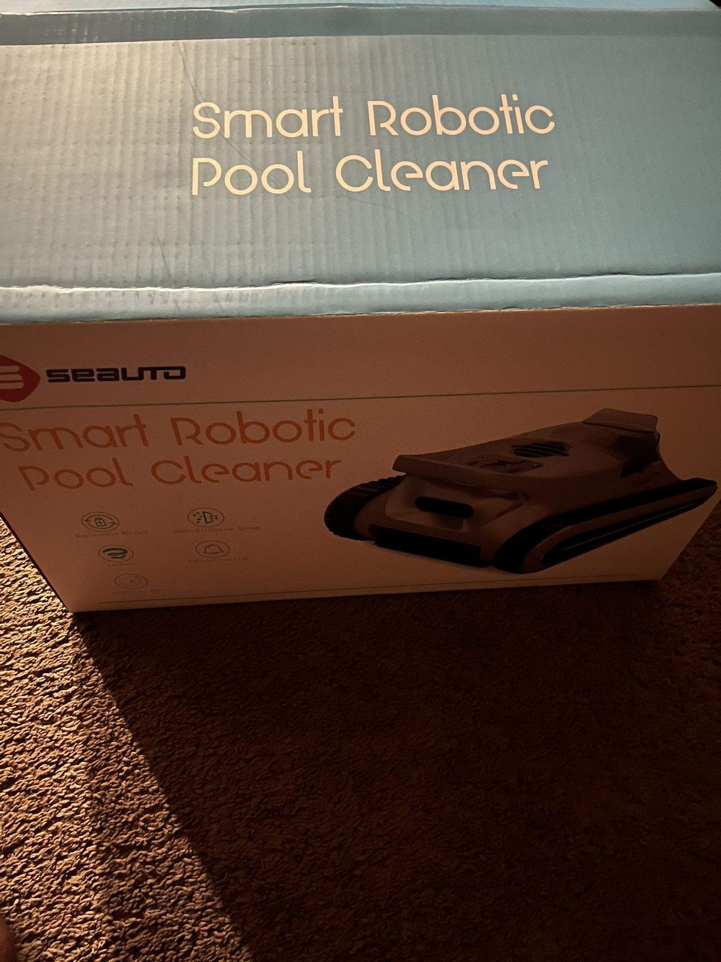 Pool Cleaner Seauto Crab Cordless Robotic Pool Vacuum