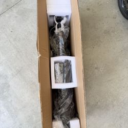 EVERCROSS EV06C Kid Kids Electric Scooter, Foldable, Up to 9.3 MPH & 5 Miles Range, LED Display, Colorful LED Lights, Lightweight (Black Blue)