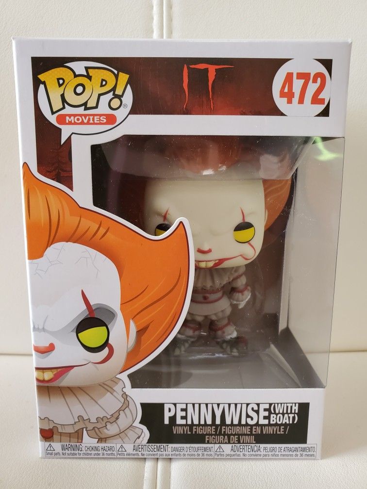 PENNYWISE WITH BOAT 472 Funko Pop