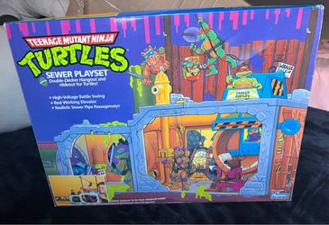 Vintage TMNT Sewer Lair Complete With Beautiful Box
