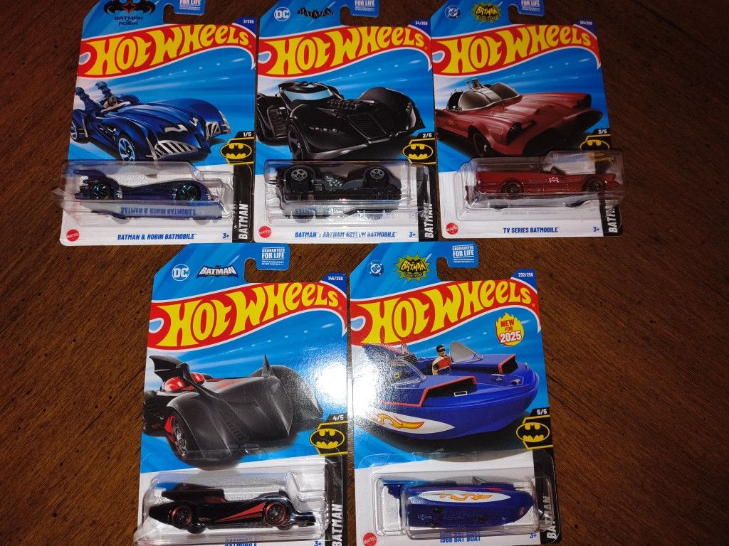 Hotwheels Batman Vehicle Bundle