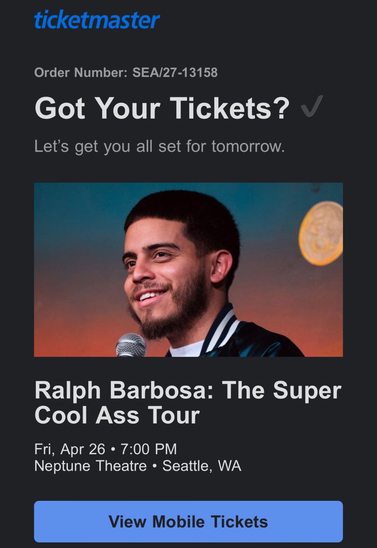 Ralph Barboza Stand-Up Comedy Seattle