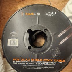 RG6 Quad Sheild 250ft Cable