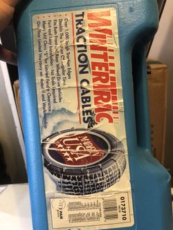 Tires chains, work great still!