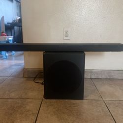 Samsung Sound Bar And Subwoofer 