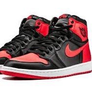 NEW Nike Air Jordan 1 Satin Bred DS