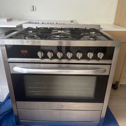 Haier 30” Stainless Steel Gas Range Oven – 5 Burner Freestanding Stove
