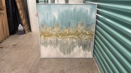Abstract Cityscape Canvas Wall Art