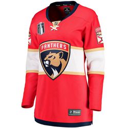 Florida Panthers Women’s 2023 Stanley Cup Final Home Breakaway Reproaz Jersey – Red (M & 3XL)