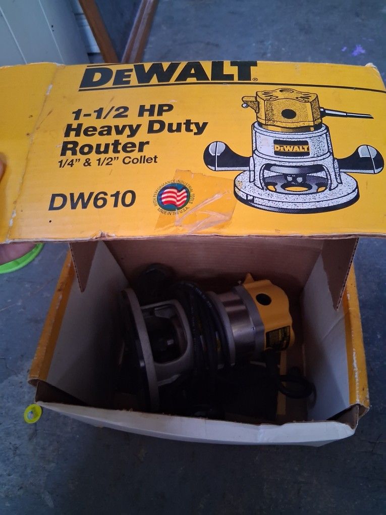 Dewalt Router W/ Accessories