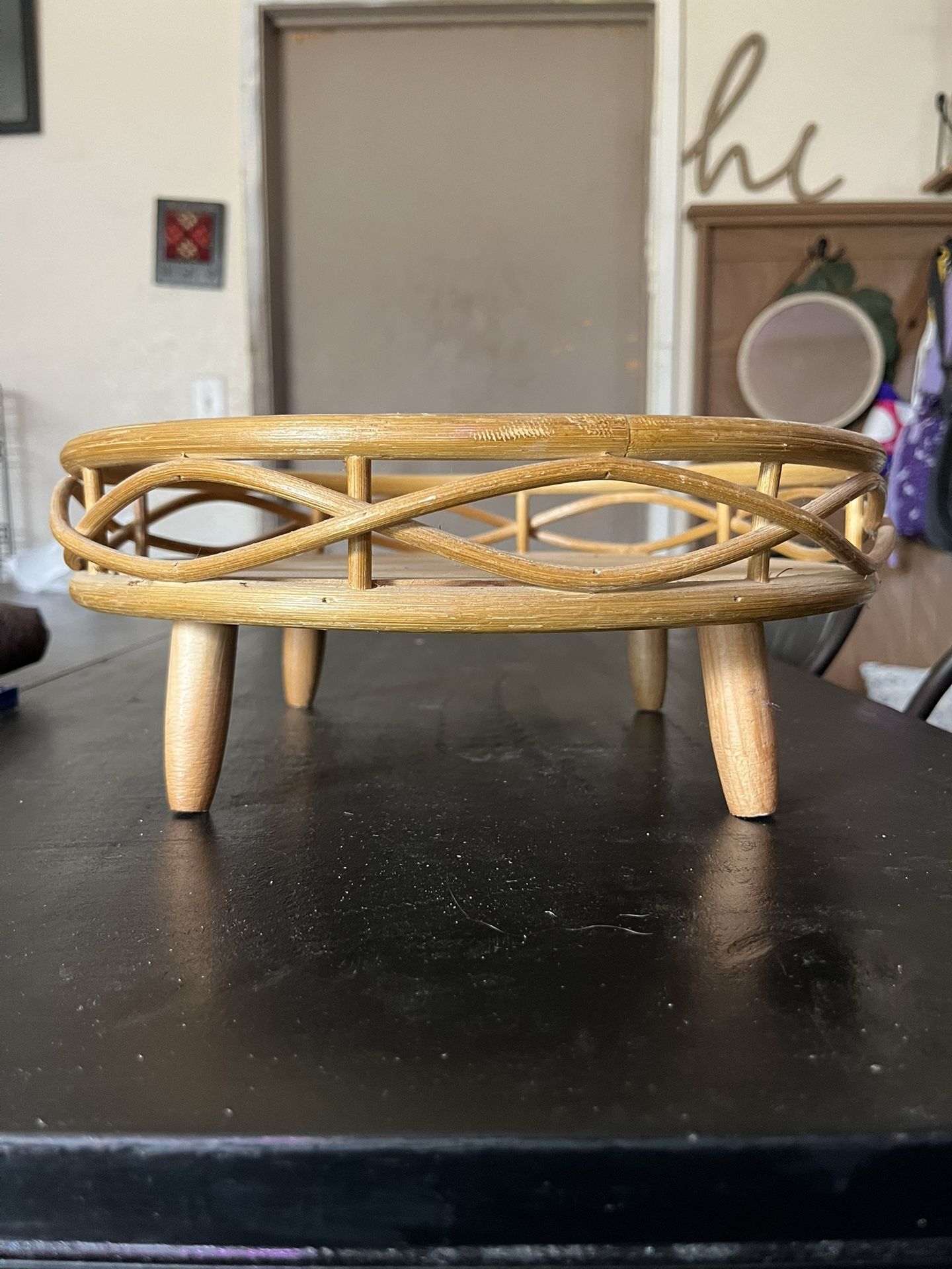 Wicker Coffee Table Tray