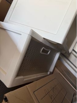 White Storage Bins