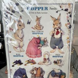 2015 New The Hopper Family Paper dolls