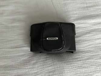 Konica C35 35mm Compact Film Camera + Leather Case (READ)