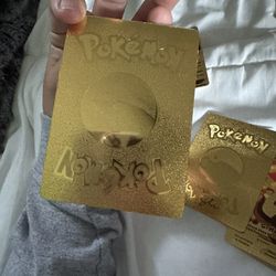 Gold Pokémon Cards 100 Each
