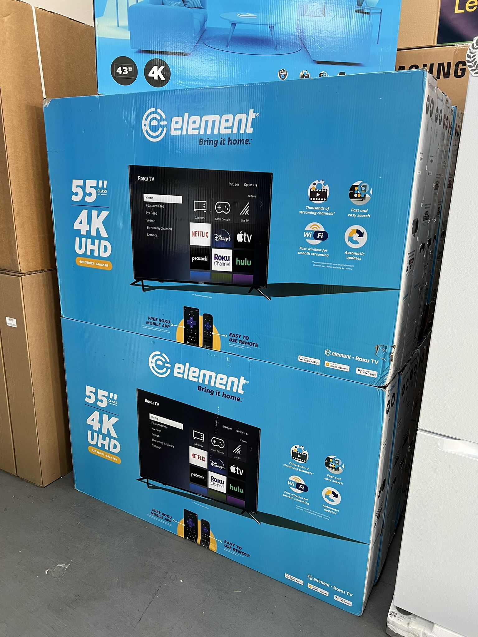 55 Element Roku 4K Smart Tv