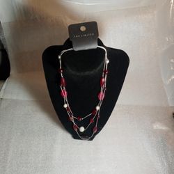 The Limited Silver Tone Necklace Lot #11