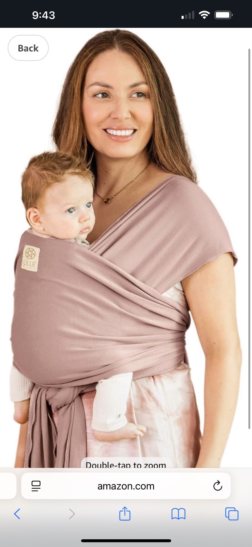 LÍLLÉbaby Dragonfly Wrap Ergonomic Baby Wrap Carrier