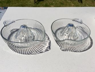 Beautiful vintage glass juicers