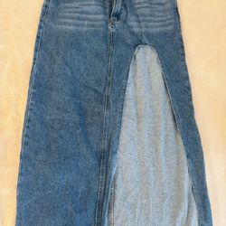 Denim Skirt Size Large 