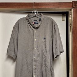 Chaps 2XL Men's Button Down Shirt 