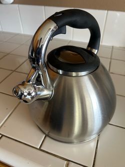 Stainless Steel Whistling Tea Pot/Kettle (FONTANA)