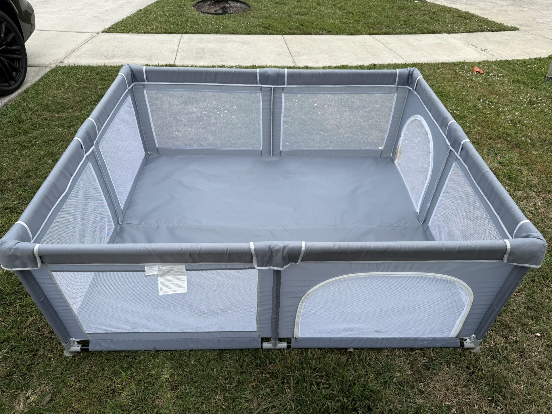 Kids Playpen With Washable Playmat