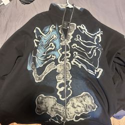 Cactus Jack Travis Scott Fragment Skeleton Hoodie 2X SEND OFFERS