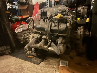 Engine and transmission