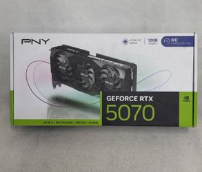 PNY RTX 5070 12GB OC w/ Box & Receipt