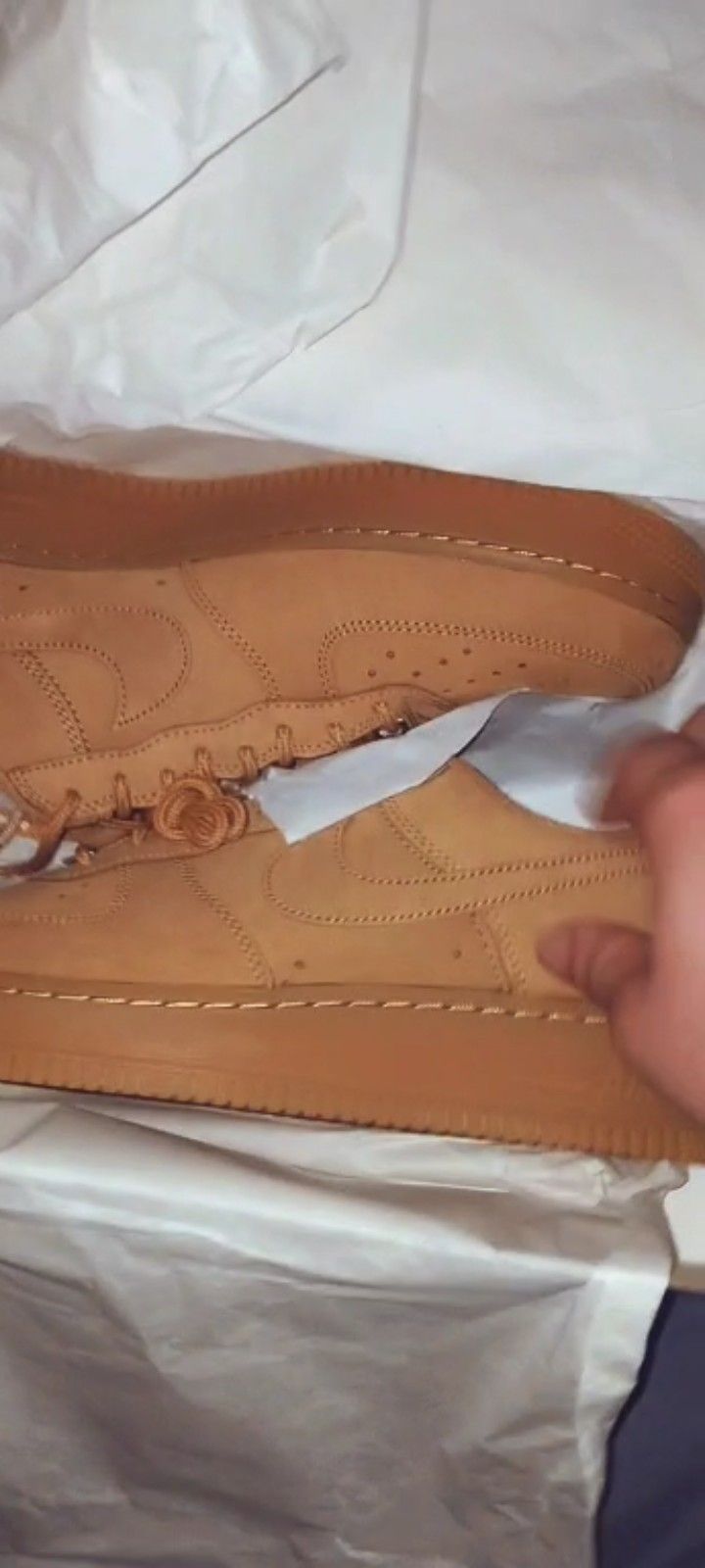 Wheat Supreme Air Force 1 Sz10 Men