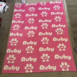 Winter blanket Ruby