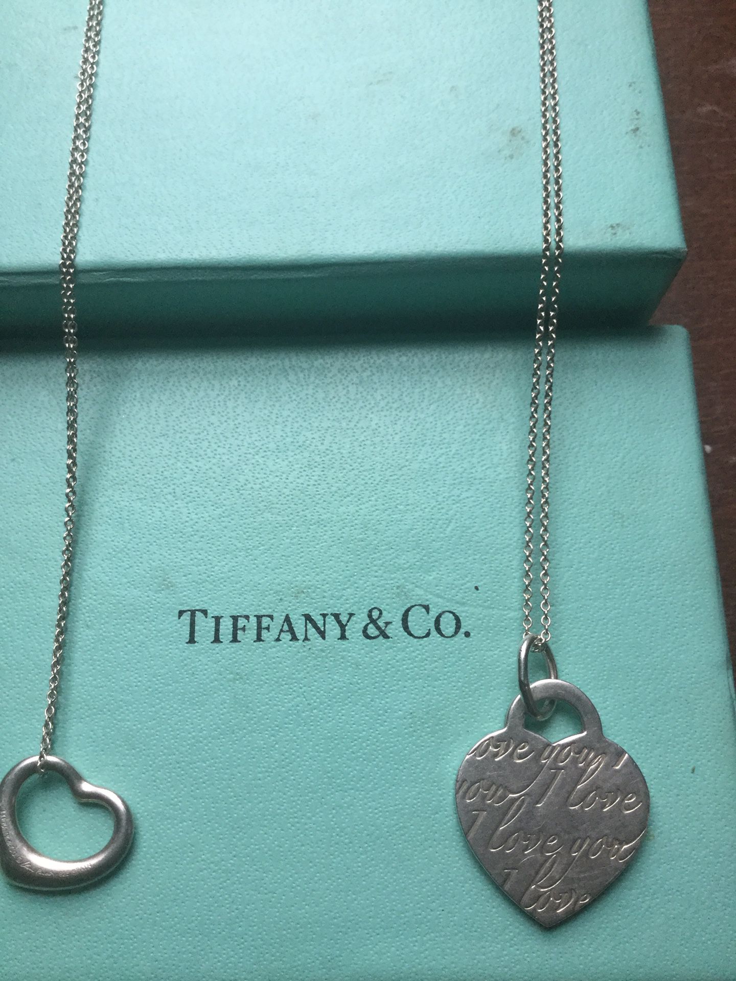 2 Tiffany and Co 925 necklaces