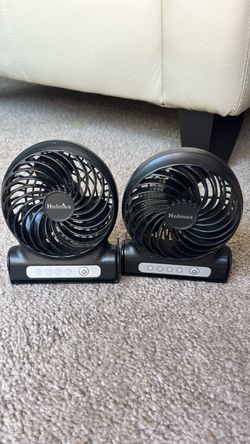 Holmes Small Desktop Fans – Set of 2