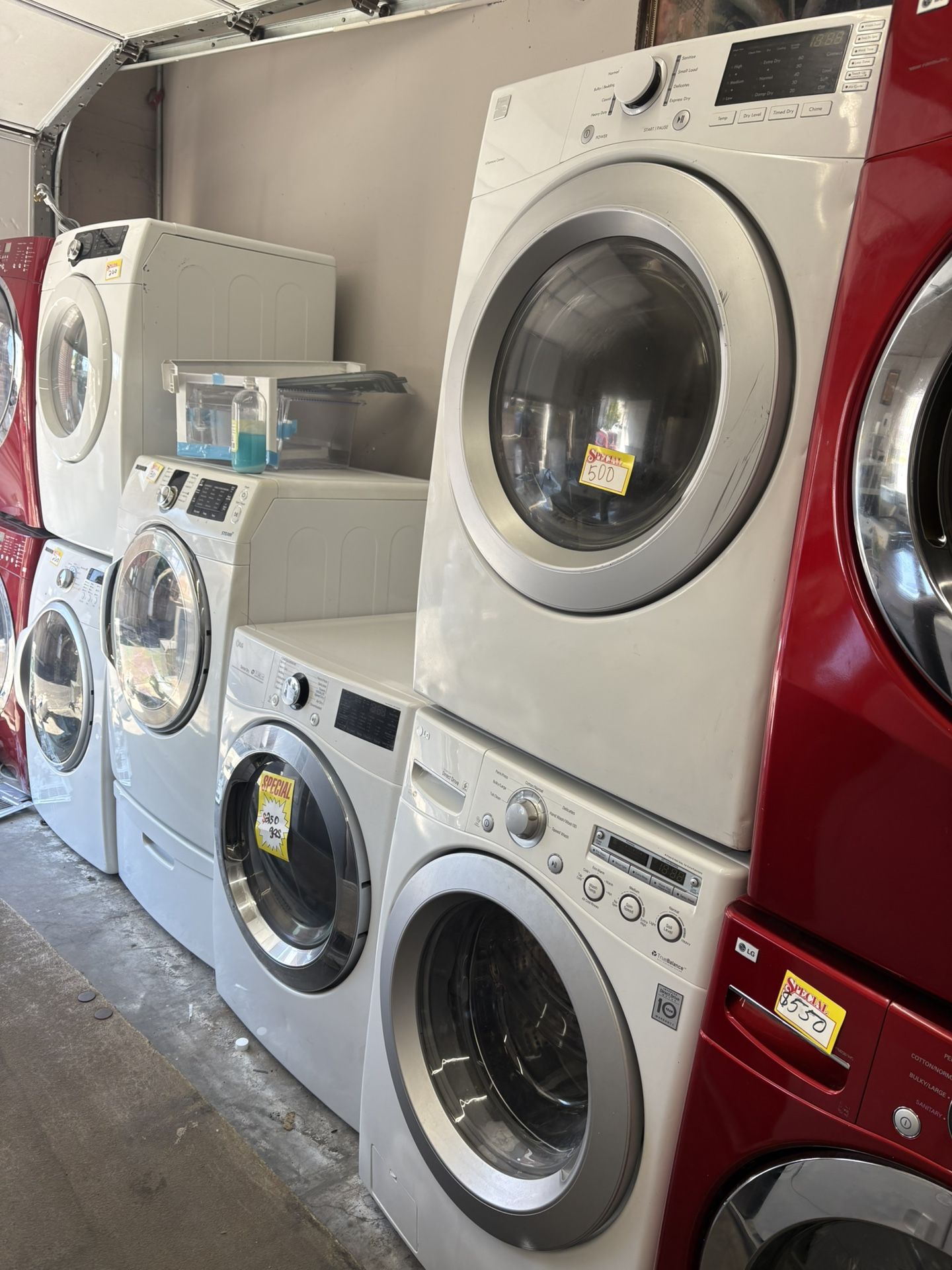 Lg Wacher Machine And Kenmore Dryer 