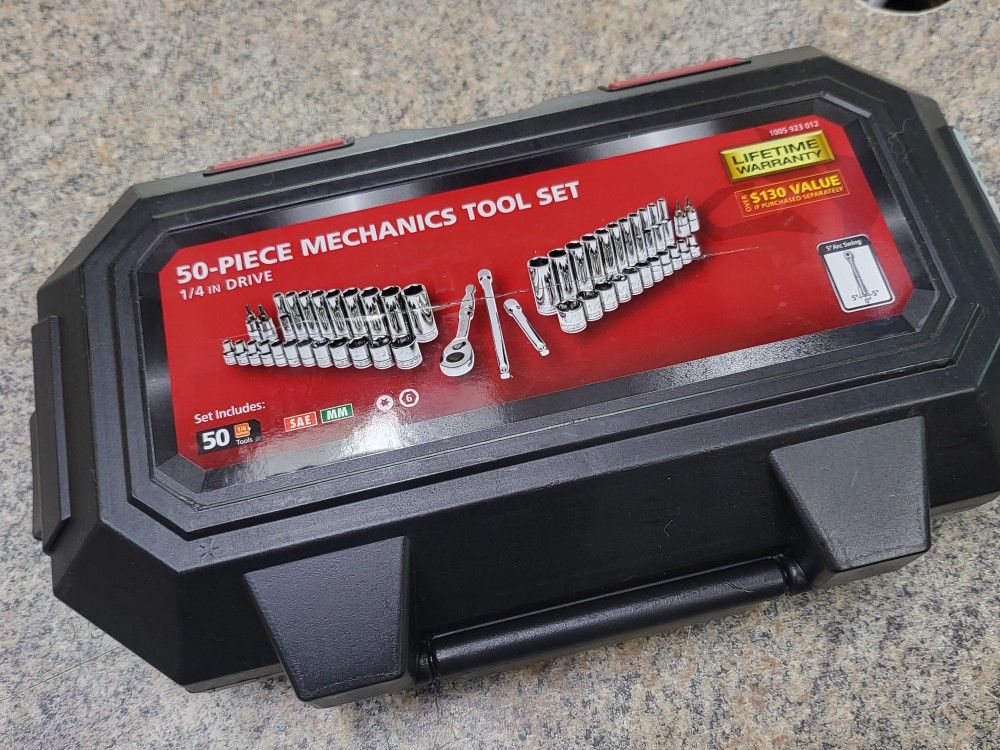 NEW Husky
1/4 in. Drive Mechanics Tool Set (50-Piece)
