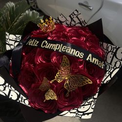 25count Ribbon Rose Bouquet (PRE ORDERS)