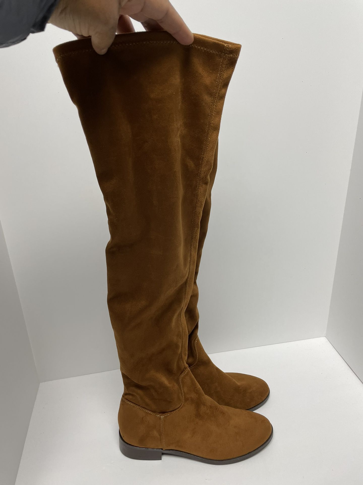 Ladies Suade Thigh High Boots